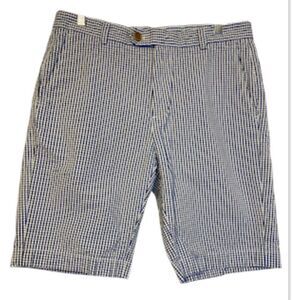 Brooks Brothers Men’s Bermuda Seersucker Shorts Sz. 32 Preppy Packable